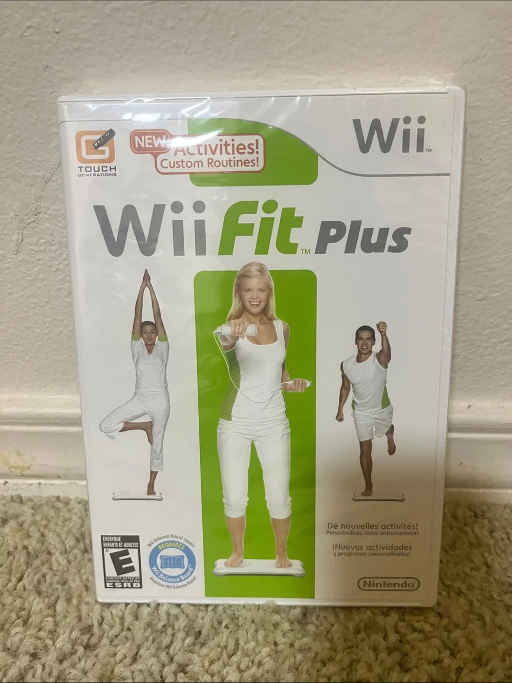 Nintendo Wii Fit Plus - White & Green Cover New Sealed